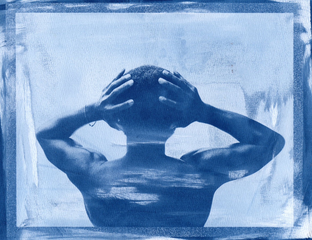 Glenn #4, 2025 | Variations | Original Cyanotypes | 8.5x11"