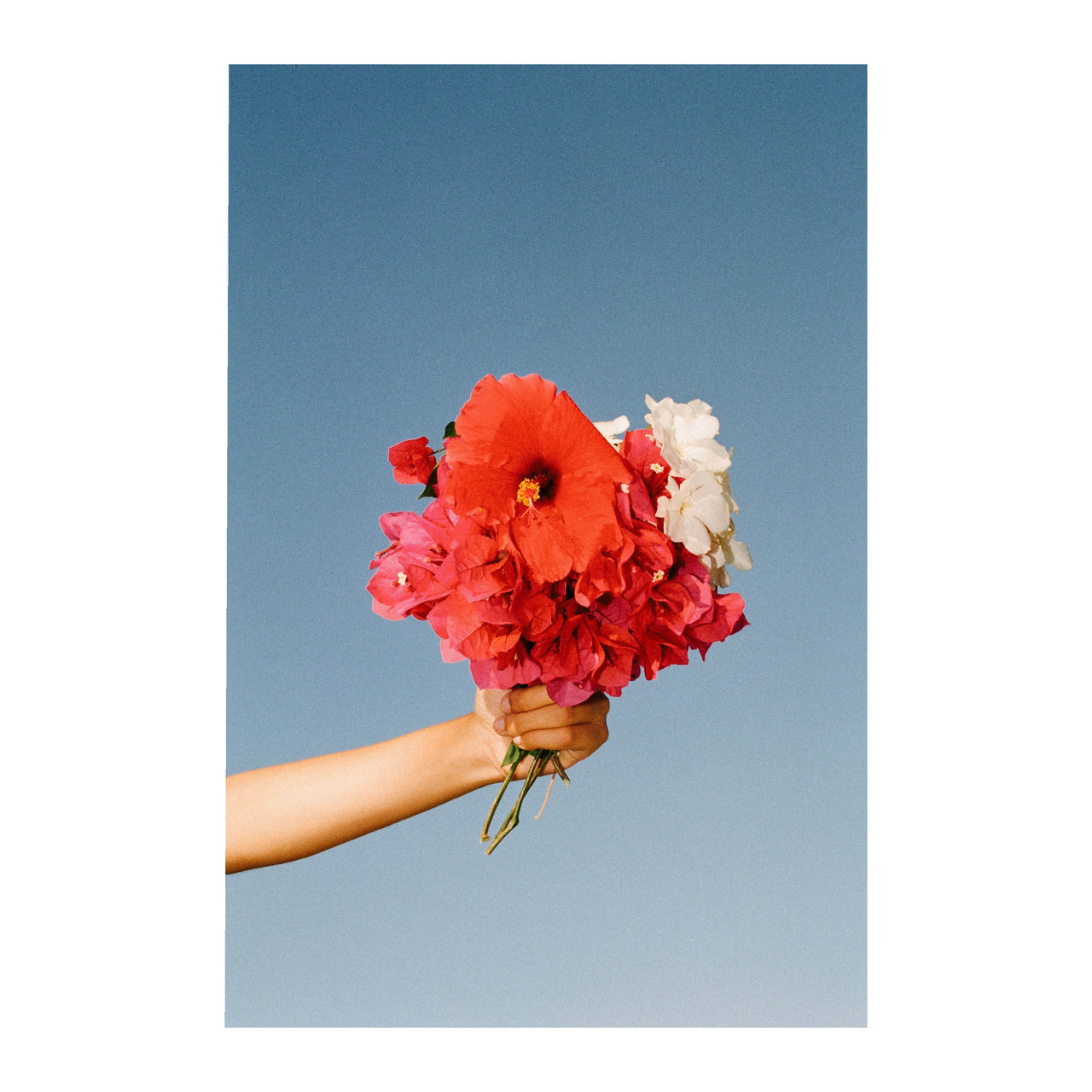 Hands with Red Flowers, 2022.