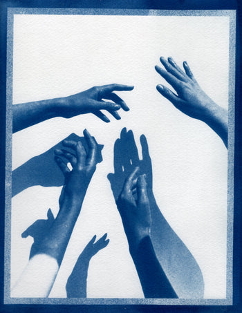Theme: Hands | Original Cyanotype Prints | Ready to Ship