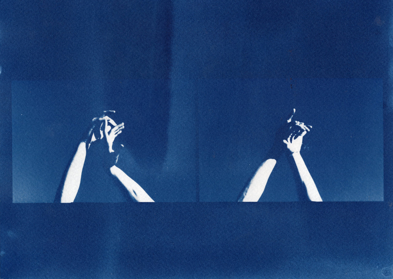 Theme: Hands | Original Cyanotype Prints | Ready to Ship