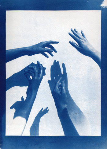 Theme: Hands | Original Cyanotype Prints | Ready to Ship