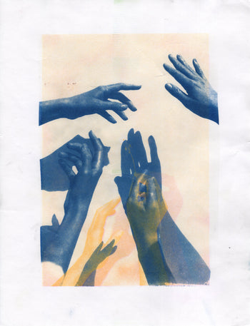 Theme: Hands | Original Cyanotype Prints | Ready to Ship