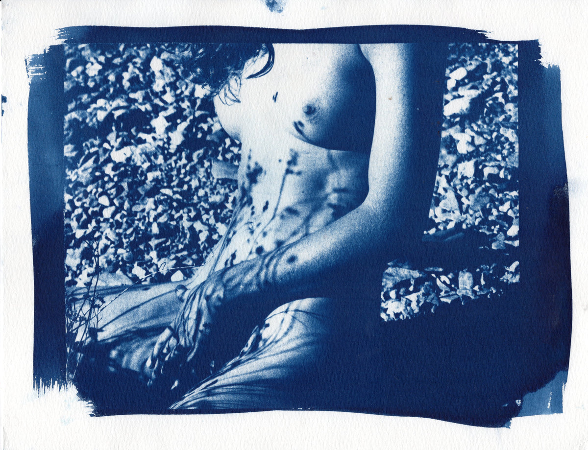 Death Valley, Woman, 2026  #1 | Original Cyanotypes | Ready to Ship