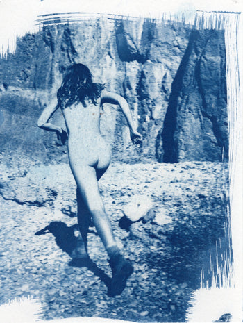 Death Valley, Woman, 2026 #2 | Original Cyanotypes | Ready to Ship