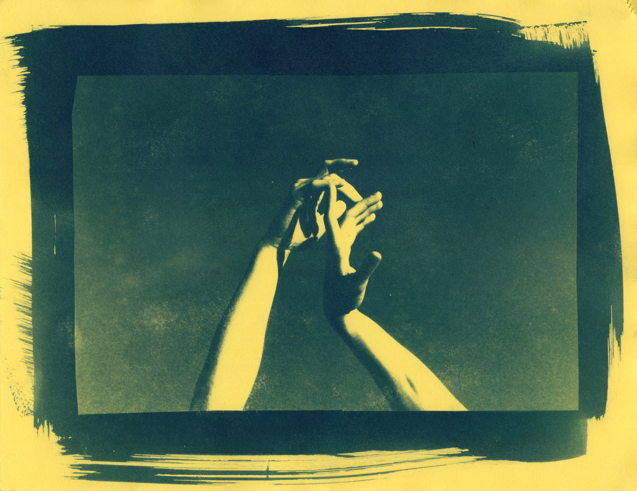 Hands, 2025 #2 | Original Cyanotype Print | Ready to Ship | 1 of 1