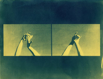 Hands, 2025 #3 | Original Cyanotype Print | Ready to Ship | 1 of 1
