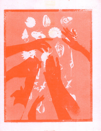 Hands, 2019, Olive | Risograph Print