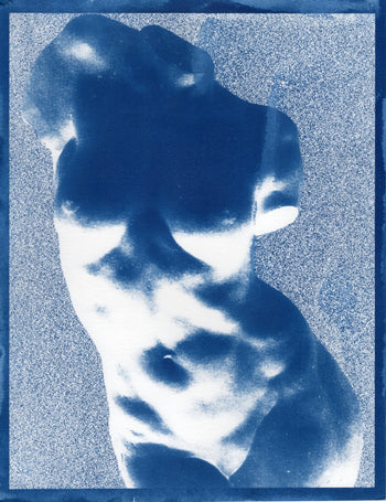 Bust, 2026  | Original Cyanotype Print | 8.5x11" | Positive & Negative