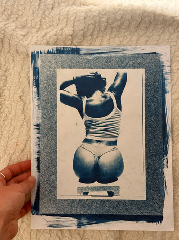 8.5x11"  | Original Cyanotype Prints | Ready to Ship