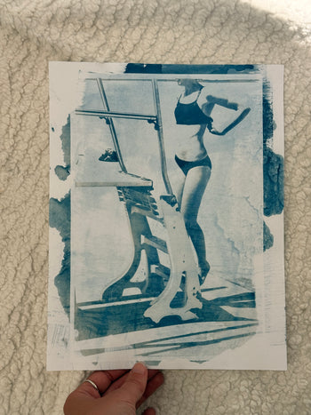 8.5x11"  | Original Cyanotype Prints | Ready to Ship