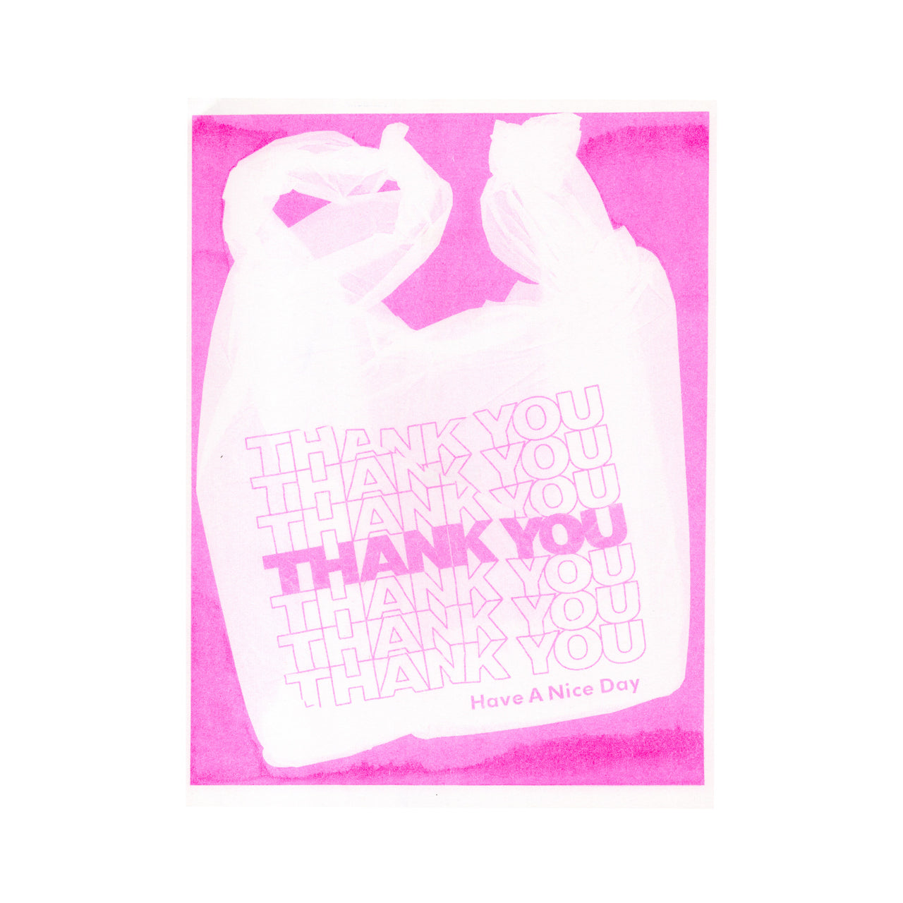 Thank You, 2023. Fluorescent Pink